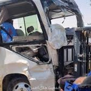 ۴ فوتی و ۵۷ مصدوم در تصادف اتوبوس زائران ایرانی