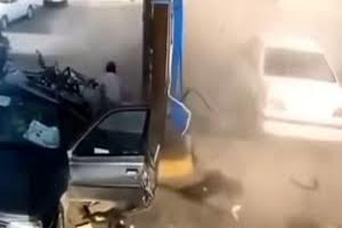 مرگ دلخراش زن در حادثه جایگاه سوخت‌گیری/ ویدئو